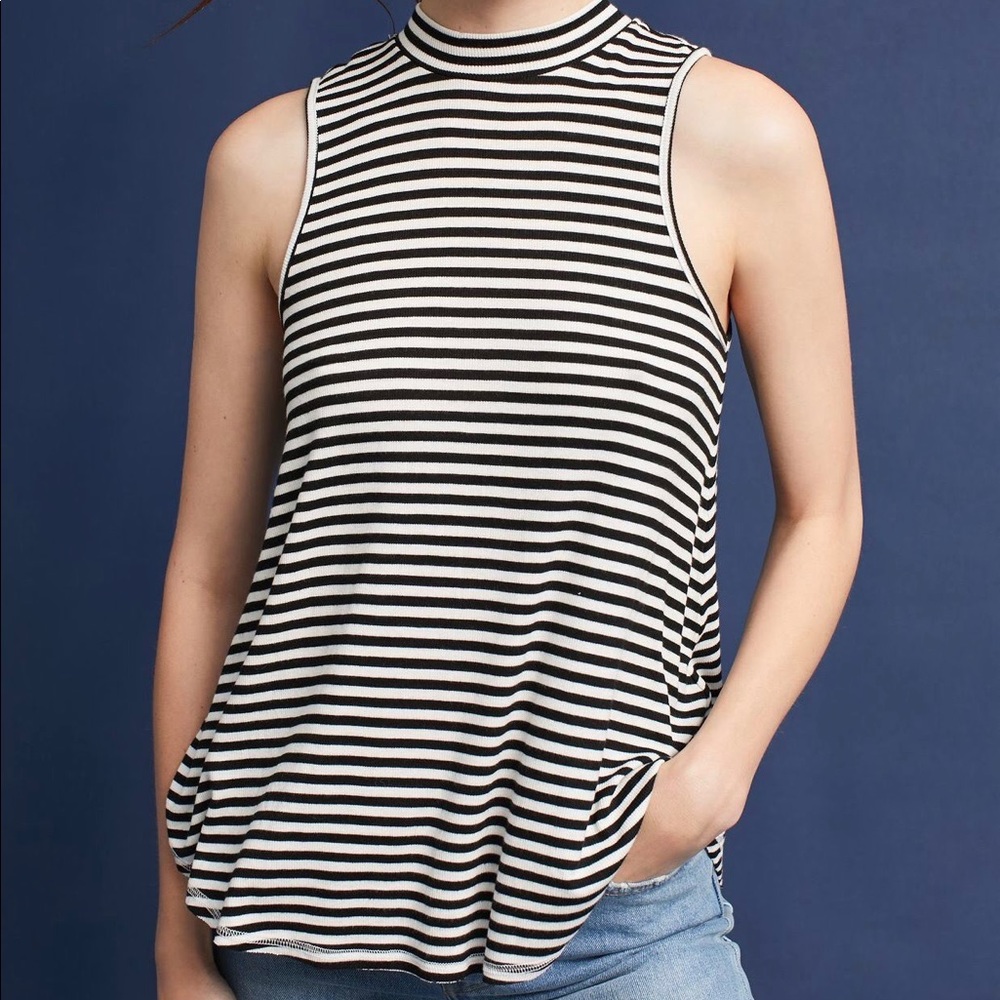PURE & GODD MOCK NECK TANK